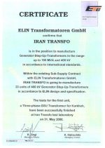 Iran Transfo Co – Iran Transfo Co